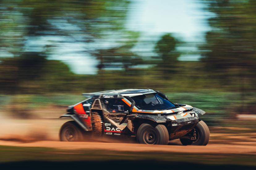 ATTENTION EDITORS - HAND OUT PICTURES - EDITORIAL USE ONLY - MANDATORY CREDIT 'DACIA SANDRIDERS'  This handout picture, distributed by Eric Dupain, shows Sébastien Loeb and Edouard Boulanger during the shakedown stage of the Portugal Rally Raid, stage 4 of the FIA FIM World Rally-Raid Championship, in Grandola, Portugal, on Tuesday 17 March 2026.  PHOTO HANDOUT HANDOUT DACIA SANDRIDERS  *** Belga and Belga Editorial Board decline all responsibility regarding the content of this picture. ***