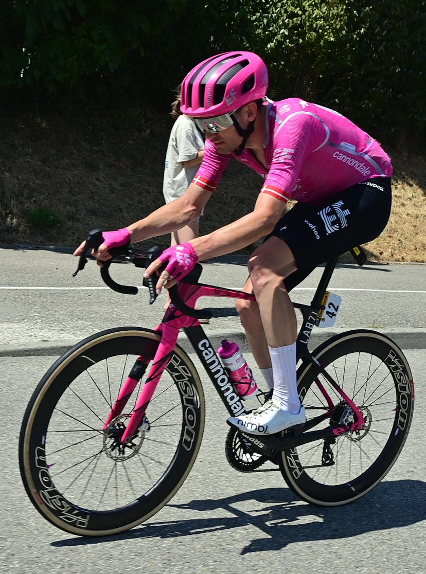 Danish Kasper Asgreen of EF Education-EasyPost pictured in action during stage 18 of the 2026 Tour de France cycling race, a stage of 185km from Voiron to Orcieres-Merlette, on Thursday 23 July 2026. The 113th edition of the Tour de France starts on Saturday 4 July in Barcelona, Spain, and will finish in Paris, France on the 26th of July. BELGA PHOTO POOL PETE GODING