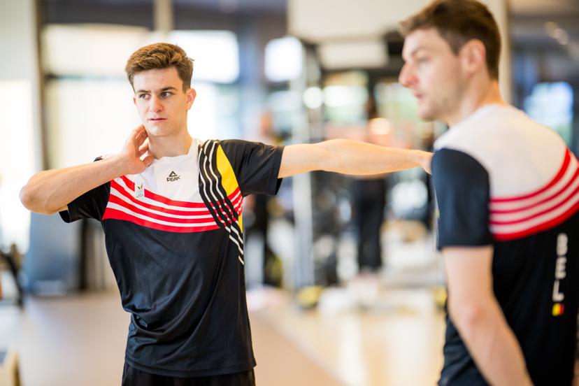 Athlete Hannes Van Duysen pictured in action during the annual stage of Team Belgium organized by the BOIC-COIB Belgian Olympic Committee, in Belek, Turkey, Thursday 20 November 2025. The camp takes place from 19 to 26 November and focuses on the initial preparations for the 2028 Olympic Games in Los Angeles. BELGA PHOTO JASPER JACOBS