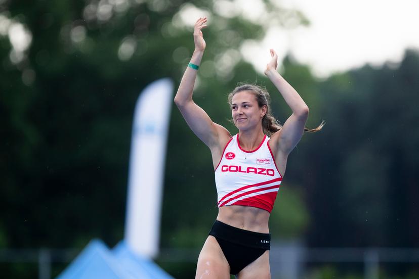 Belgian Elien Vekemans pictured during the 46th edition of the Nacht van de Atletiek' athletics meeting in Heusden-Zolder, Saturday 19 July 2025. BELGA PHOTO KRISTOF VAN ACCOM