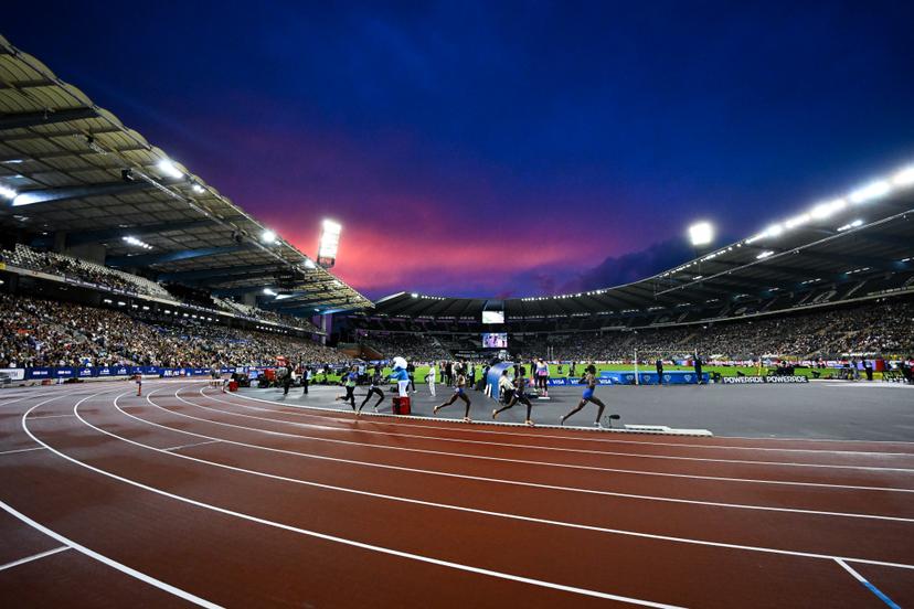 Illustration picture shows a red sky during the 50th edition of the Memorial Van Damme Diamond League athletics event in Brussels, Friday 4 September 2026.  BELGA PHOTO ELIAS ROM