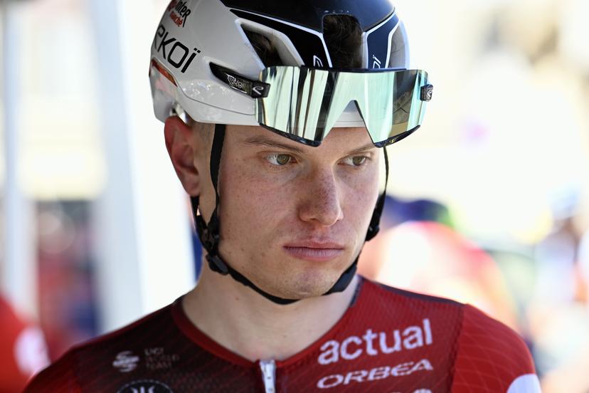 Belgian Lennert Van Eetvelt of Lotto Intermarche pictured at the start of stage 4 of the 2026 Tour de France cycling race, a stage of 181,9km from Carcassonne to Foix, on Tuesday 07 July 2026. The 113th edition of the Tour de France starts on Saturday 4 July in Barcelona, Spain, and will finish in Paris, France on the 26th of July. BELGA PHOTO JASPER JACOBS