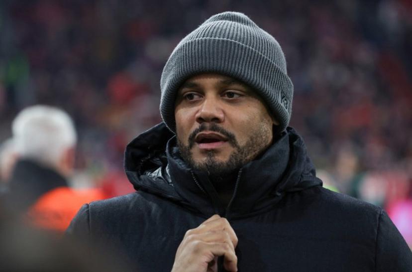 Bayern Munich's Belgian head coach Vincent Kompany arrives for the German first division Bundesliga football match between FC Bayern Munich and Mainz 05 in Munich, southern Germany on December 14, 2025.  Karl-Josef HILDENBRAND / AFP