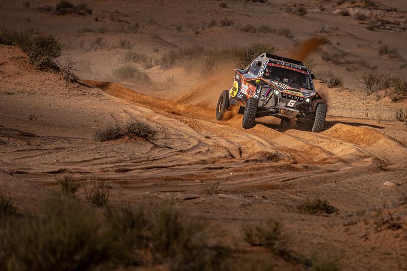 ATTENTION EDITORS - HAND OUT PICTURES - EDITORIAL USE ONLY - MANDATORY CREDIT: 'SIMON BAUCHAU'  Hand out picture released by Eric Dupain shows Charles Munster during stage 5 of the 2026 Dakar rally race in Ha'Il, Saudi Arabia on Thursday 08 January 2026.  *** Belga and Belga Editorial Board decline all responsibility regarding the content of this picture. *** PHOTO HAND OUT - SIMON BAUCHAU