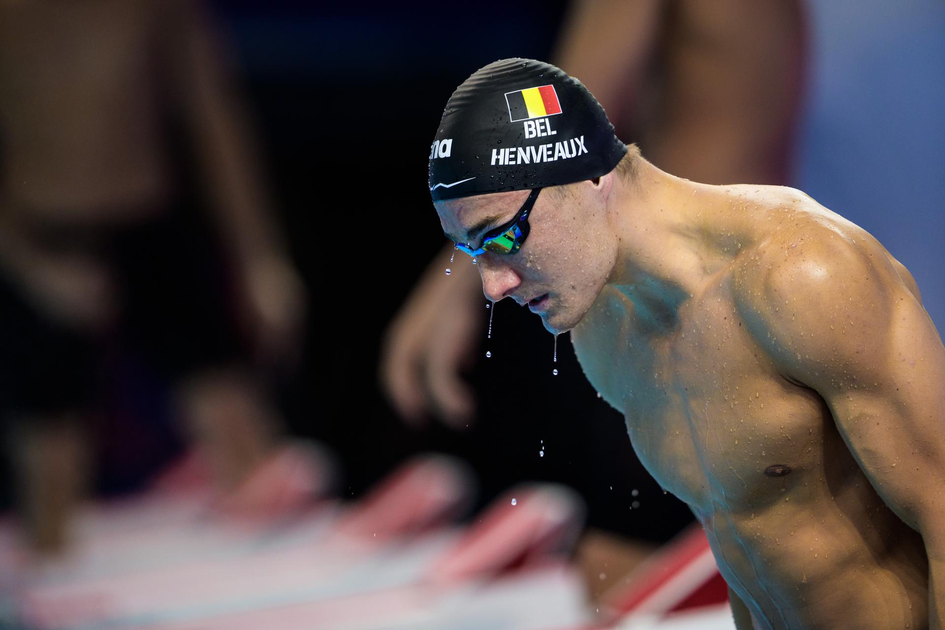 ATTENTION EDITORS - BENELUX ONLY - 250728 Lucas Pierre Henveaux of Belgium in men's 200 meters freestyle swimming semifinal during day 18 of the World Aquatics Championships on July 28, 2025 in Singapore.  Photo: Joel Marklund / BILDBYRÅN / kod JM / JM0711 bbeng simning swimming svømming sim-vm vm sim-vm 2025 world aquatics championships 2025