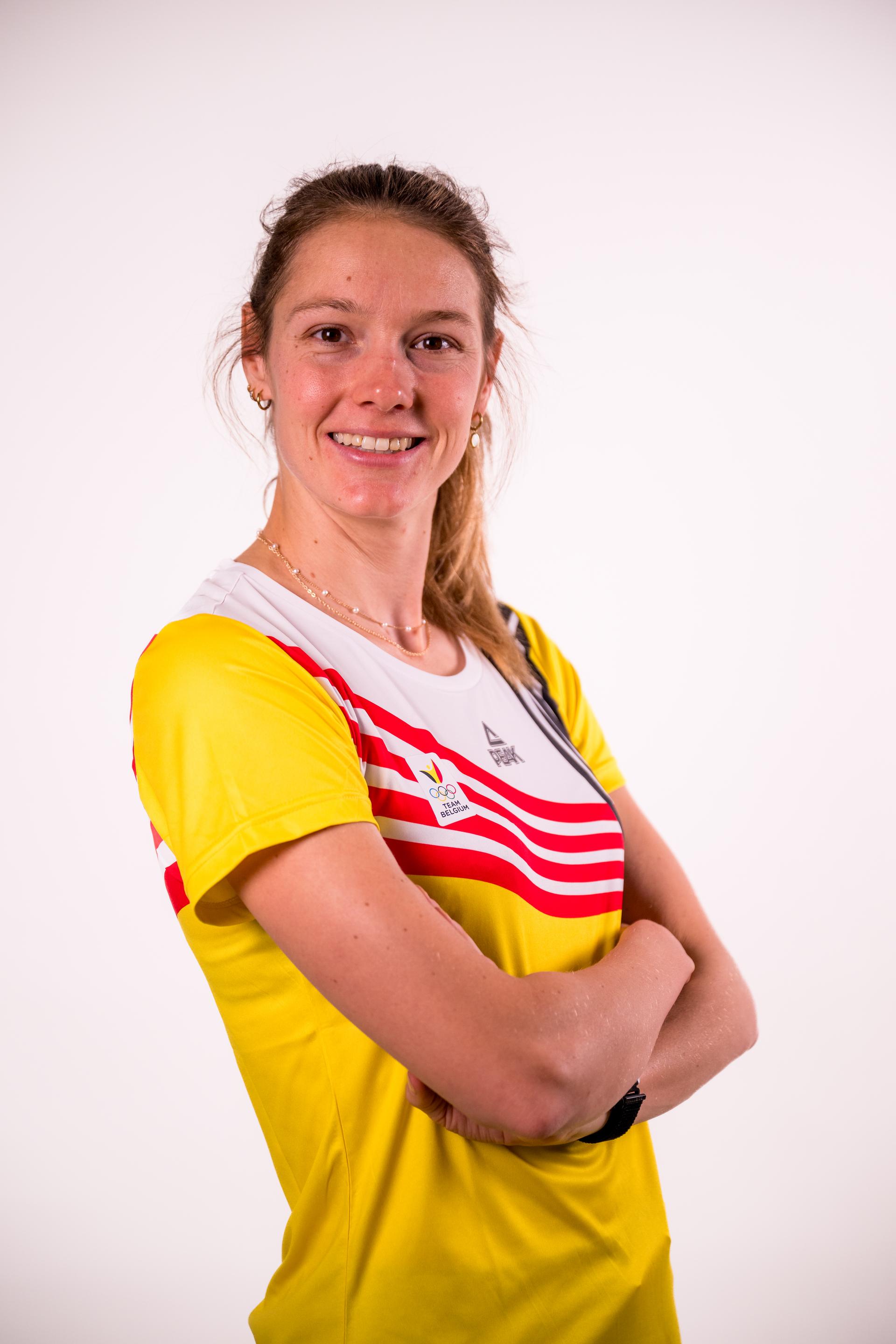 Athlete Jolien Vermeylen poses for the photographer pictured during the annual winter training camp of Team Belgium organized by the BOIC-COIB Belgian Olympic Committee, in Belek, Turkey, Wednesday 26 November 2025. The camp takes place from 19 to 26 November and focuses on the initial preparations for the 2028 Olympic Games in Los Angeles. BELGA PHOTO JASPER JACOBS