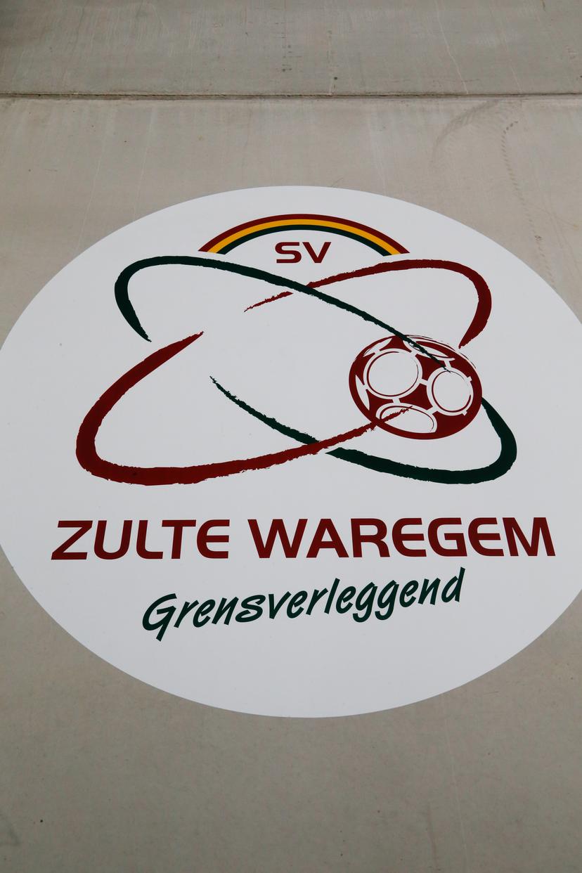 20151002 - WAREGEM, BELGIUM: Illustration picture shows the logo at the new training center of Belgian first division soccer team SV Zulte Waregem, Friday 02 October 2015 in Waregem. BELGA PHOTO KURT DESPLENTER