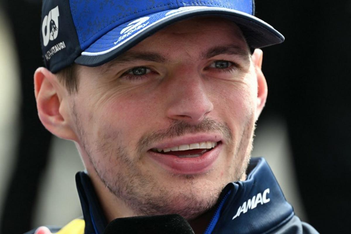 Red Bull Racing's Dutch driver Max Verstappen takes part in an interview ahead of the third practice session of the Formula One Australian Grand Prix at the Albert Park Circuit in Melbourne on March 7, 2026.    Paul Crock / AFP