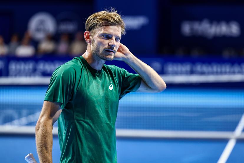 Belgian David Goffin pictured during the European Open ATP tennis tournament in Brussels, on Tuesday 14 October 2025. This year's edition of the tournament is taking place from 12 to 19 October 2025. BELGA PHOTO JASPER JACOBS