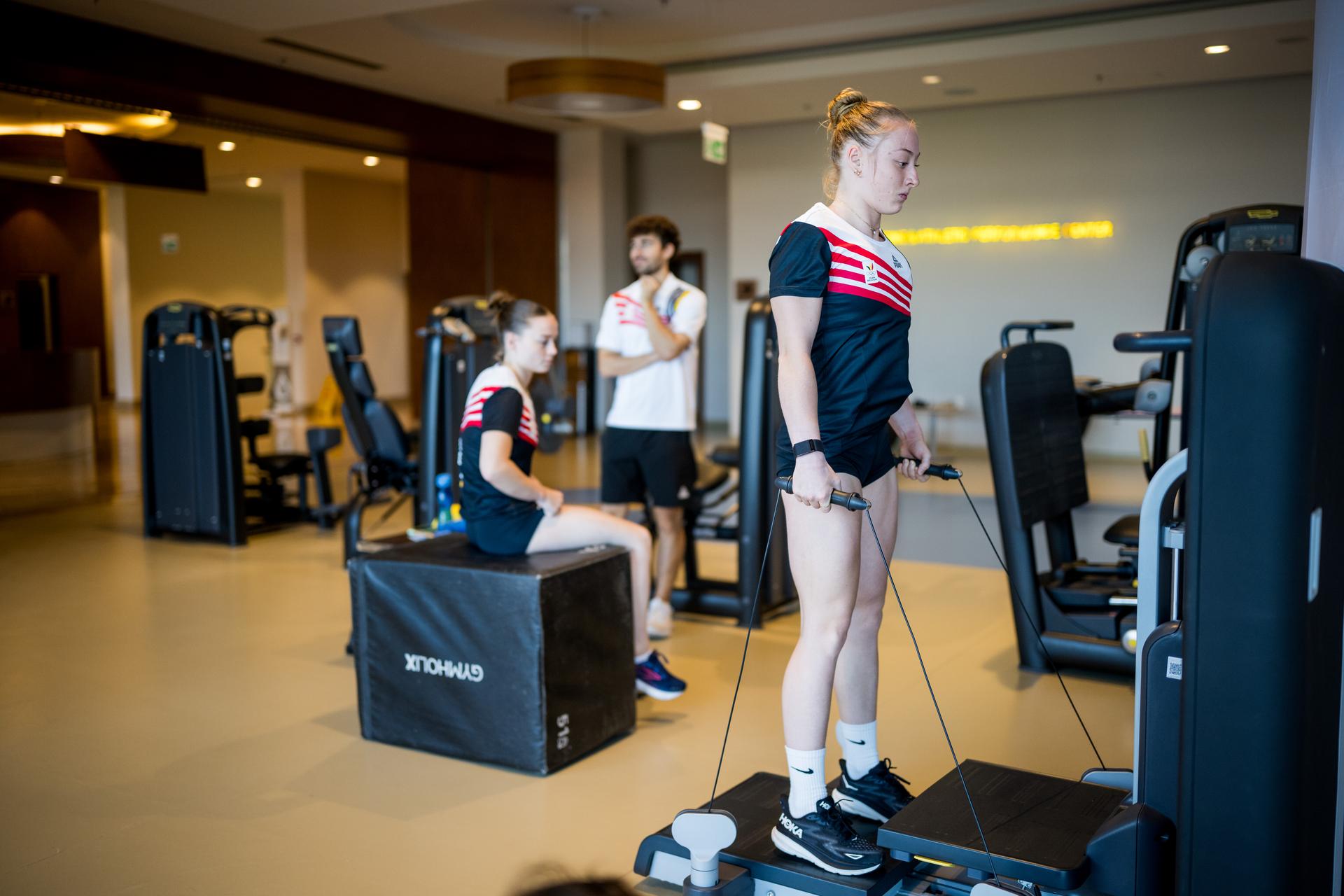 Athlete Lisa Vaelen is seen at the annual stage of Team Belgium organized by the BOIC-COIB Belgian Olympic Committee, in Belek, Turkey, Thursday 20 November 2025. The camp takes place from 19 to 26 November and focuses on the initial preparations for the 2028 Olympic Games in Los Angeles. BELGA PHOTO JASPER JACOBS