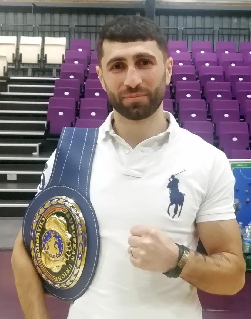 Belgian boxer Geram Eloyan poses for the photographer in Roosdaal, Tuesday 30 May 2023. BELGA PHOTO BERNARD CERF