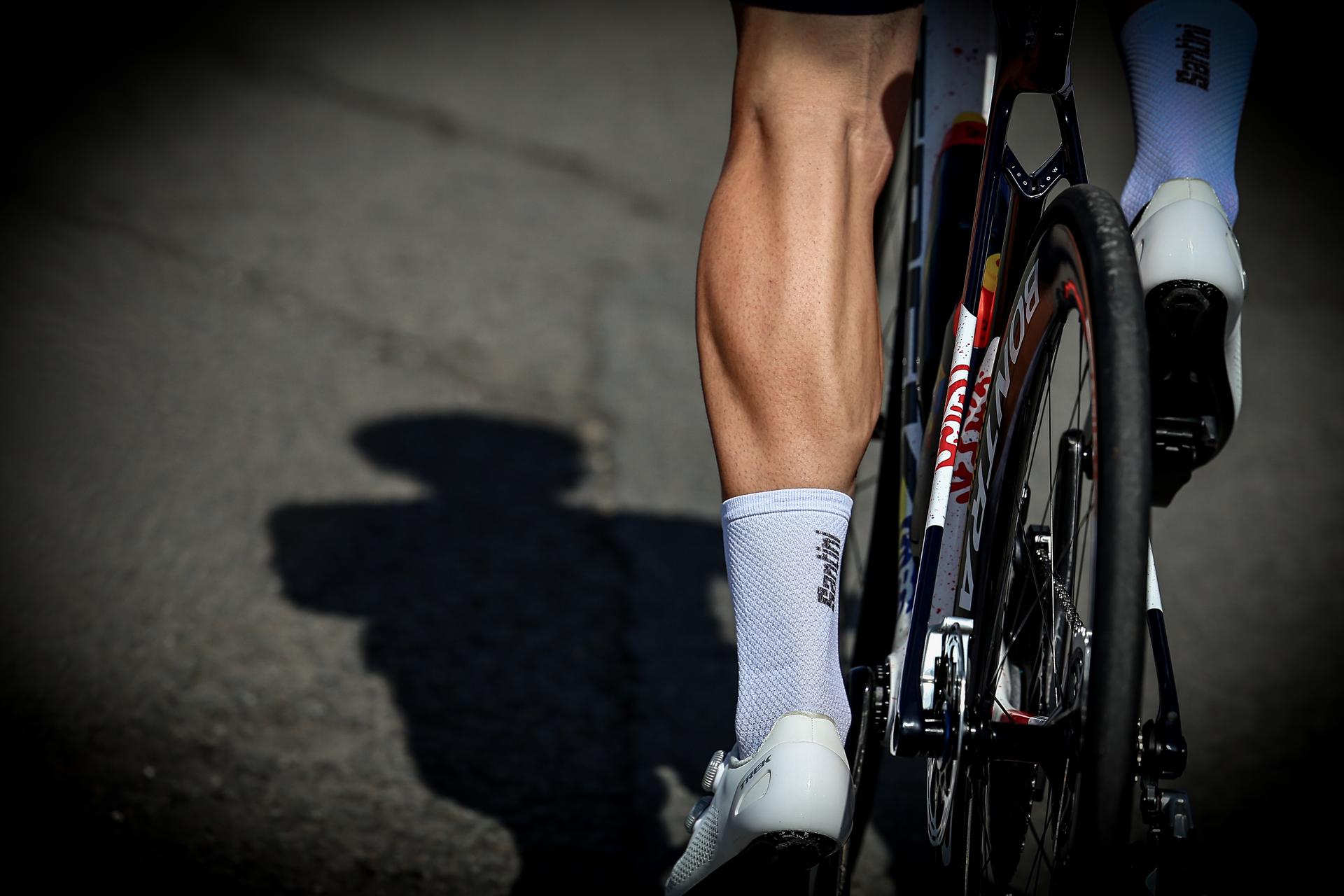 Illustration picture taken during a training ahead of the 2025 Tour de France cycling race, in Lille, France, on Thursday 03 July 2025. The 112th edition of the Tour de France starts on Saturday 5 July in Lille, France, and will finish in Paris, France on the 27th of July. BELGA PHOTO DAVID PINTENS