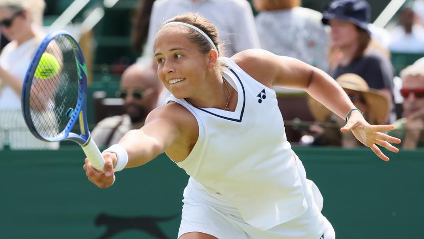 Belgian Hanne Vandewinkel pictured in action during a first roung game between Belgian Vandewinkel (WTA 103) and US' Liu (WTA 146) in the Ladies' singles at Wimbledon grand slam tennis tournament in London, Britain, Monday 29 June 2026.  BELGA PHOTO BENOIT DOPPAGNE
