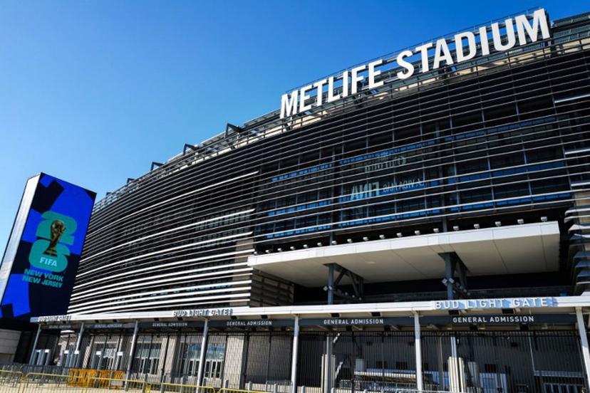The MetLife stadium is pictured in East Rutherford, New Jersey on February 5, 2024. The MetLife stadium will host the 2026 Fifa World Cup final. Charly TRIBALLEAU / AFP