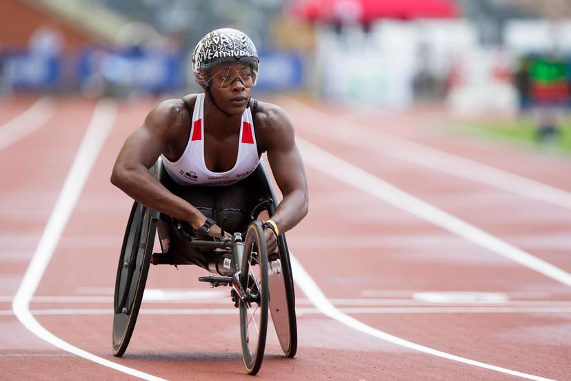 Lea Bayekula pictured during the Belgian athletics championships, Saturday 02 August 2025 in Brussels. The Belgian championships take place from 2-3 August, 2025. BELGA PHOTO KRISTOF VAN ACCOM