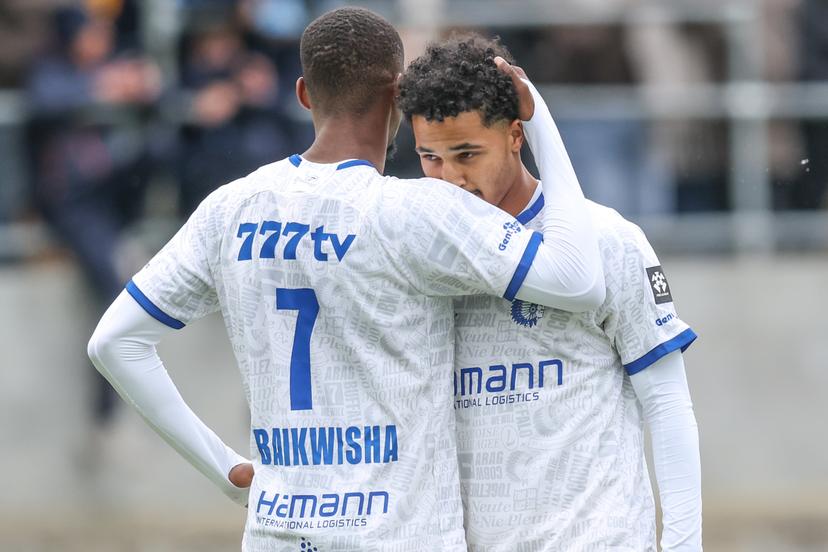 Gent's Momodou Lamin Sonko looks dejected during a soccer match between Union Rochefortoise (amateur 1st division) and KAA Gent, Sunday 18 October 2026 in Rochefort, in the 1/16 final of the Croky Cup Belgian cup competition. BELGA PHOTO BRUNO FAHY