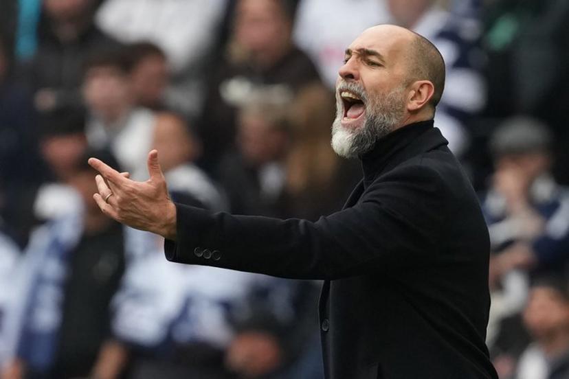 Tottenham Hotspur's Croatian head coach Igor Tudor gestures on the touchline during the English Premier League football match between Tottenham Hotspur and Nottingham Forest at the Tottenham Hotspur Stadium in London, on March 22, 2026.  CARLOS JASSO / AFP