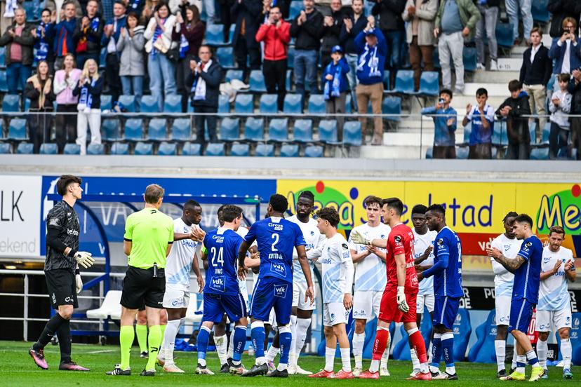 Gent's Sven Kums pictured during a soccer match between KAA Gent and KRC Genk, Sunday 18 May 2025 in Gent, on day 9 (out of 10) of the Champions' Play-offs of the 2024-2025 'Jupiler Pro League' first division of the Belgian championship. BELGA PHOTO TOM GOYVAERTS