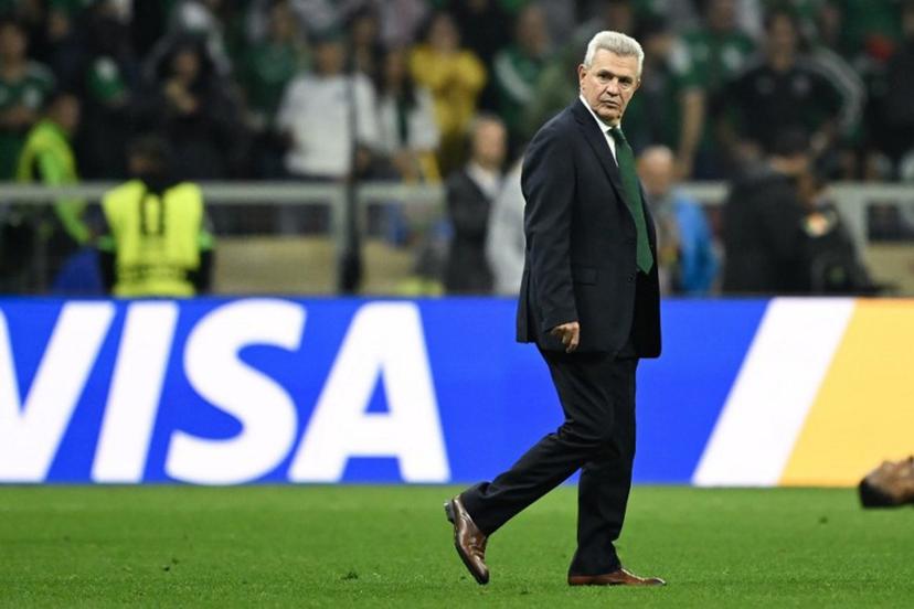 Mexico's head coach Javier Aguirre reacts after losing the 2026 World Cup round of 16 football match between Mexico and England at the Mexico City Stadium in Mexico City on July 5, 2026.   Alfredo ESTRELLA / AFP
