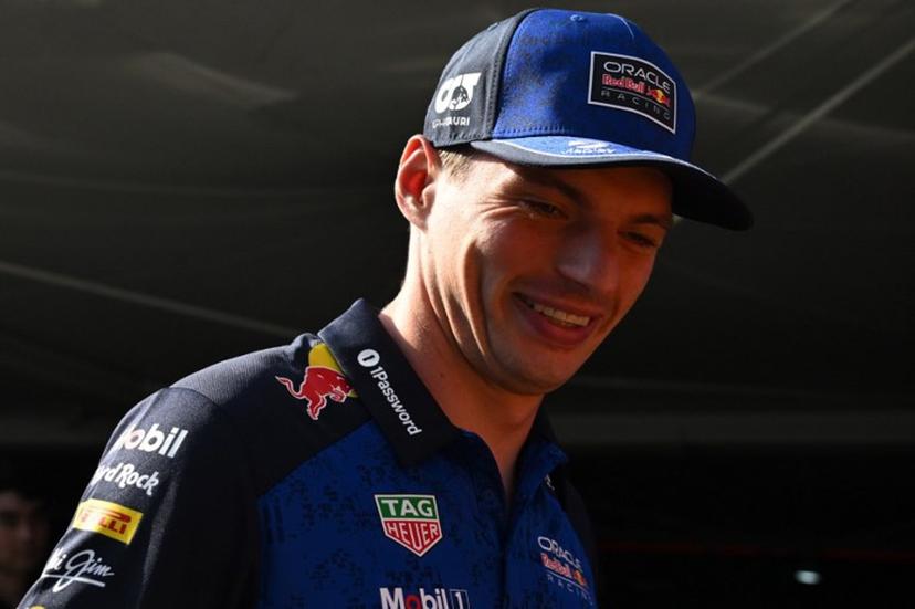 Red Bull Racing's Dutch driver Max Verstappen is seen in the paddock ahead of the Formula One Azerbaijan Grand Prix at the Baku City Circuit in Baku on September 23, 2026.  Igor IVANKO / AFP
