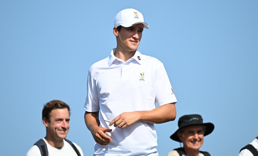 Belgian golfer Adrien Dumont de Chassart pictured before the men's Men's stroke play golf competition at the Paris 2024 Olympic Games, on Thursday 01 August 2024 in Paris, France. The Games of the XXXIII Olympiad are taking place in Paris from 26 July to 11 August. The Belgian delegation counts 165 athletes competing in 21 sports. BELGA PHOTO ANTHONY BEHAR   **  ** *** BENELUX ONLY ***