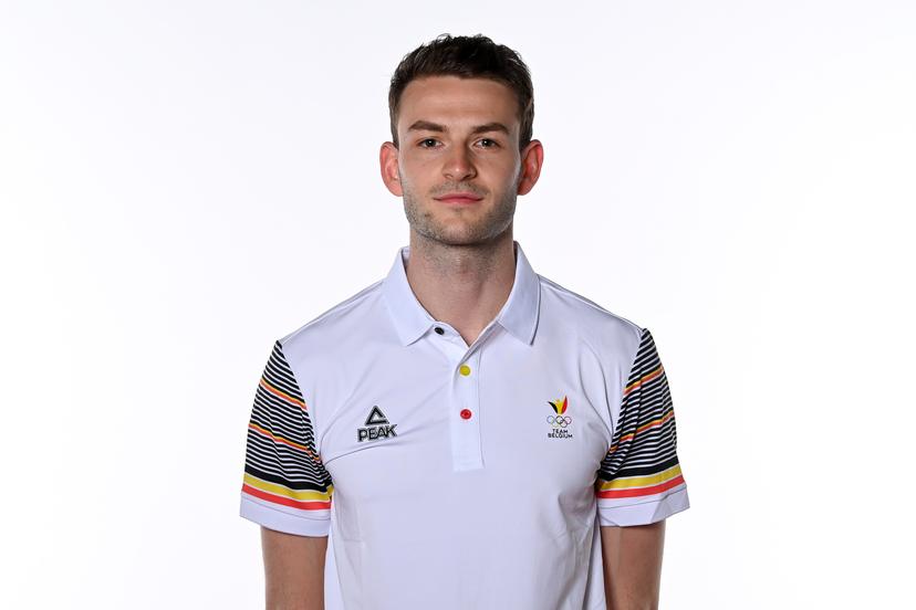 Elias Bracke pictured during a photoshoot for the Belgian Olympic Committee BOIC - COIB ahead of the Tokyo 2020 Olympic Games, in Brussels, Wednesday 23 June 2021. BELGA PHOTO DIRK WAEM