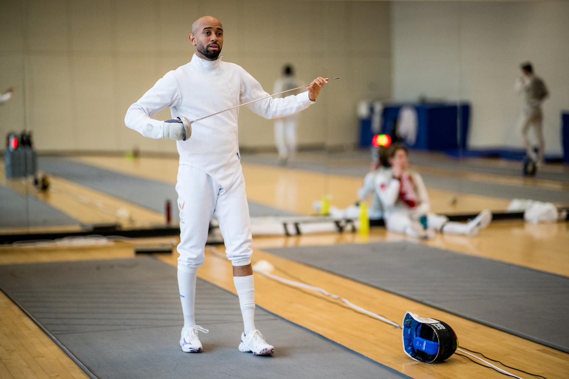 Athlete Neisser Loyola Lavin pictured during the annual winter camp of Team Belgium organized by the BOIC-COIB Belgian Olympic Committee, in Belek, Turkey, Sunday 23 November 2025. The camp takes place from 19 to 26 November and focuses on the initial preparations for the 2028 Olympic Games in Los Angeles. BELGA PHOTO JASPER JACOBS