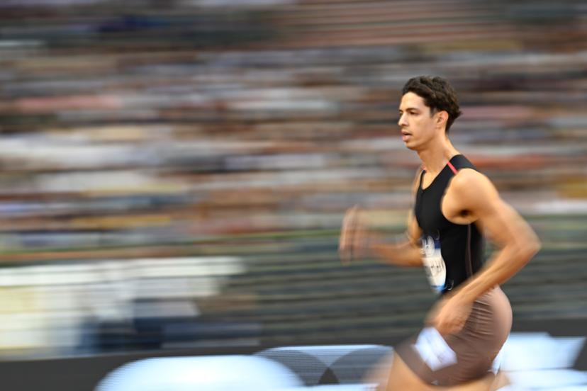 Belgian Jonathan Sacoor pictured in action during the 400m race, at the 50th edition of the Memorial Van Damme Diamond League athletics event in Brussels, Friday 4 September 2026.  BELGA PHOTO JASPER JACOBS
