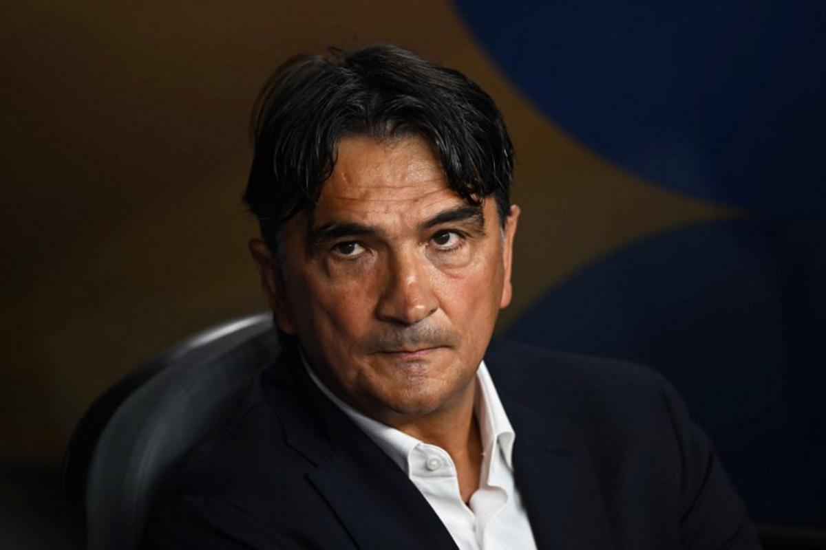 Croatia's head coach Zlatko Dalic looks on prior to the 2026 World Cup Group L football match between England and Croatia at the Dallas Stadium in Arlington on June 17, 2026.   Paul ELLIS / AFP