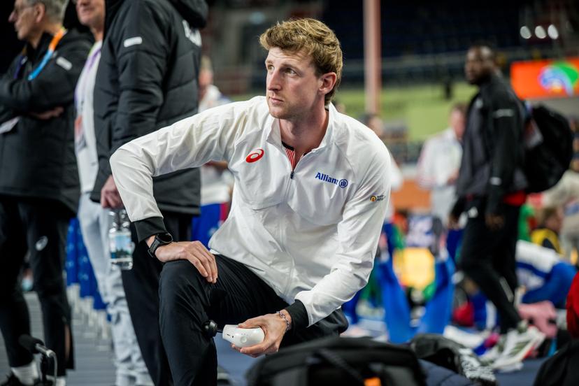 Belgian Alexander Doom is seen at a training session in preparation of the World Athletics Indoor Championship in Torun, Poland on Thursday 19 March 2026. The championships take place from 20 to 22 March. BELGA PHOTO JASPER JACOBS