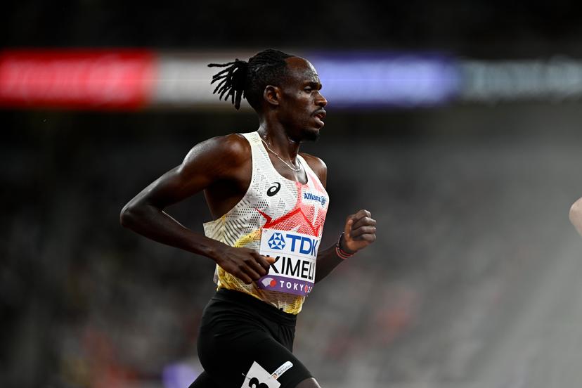 Belgian Isaac Kimeli pictured in action during the 5000m men final, at the World Athletics Championships in Tokyo, Japan, on Sunday 21 September 2025. The outdoor Worlds are taking place from 13 to 21 September. BELGA PHOTO JASPER JACOBS