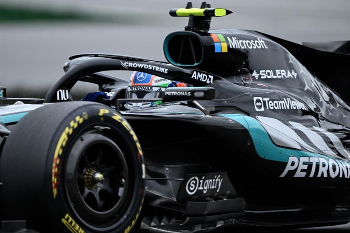 Mercedes' Italian driver Kimi Antonelli races during the 2026 Formula 1 Grand Prix du Canada at Circuit Gilles-Villeneuve in Montreal, Canada, on May 24, 2026.   Andrej Ivanov / AFP