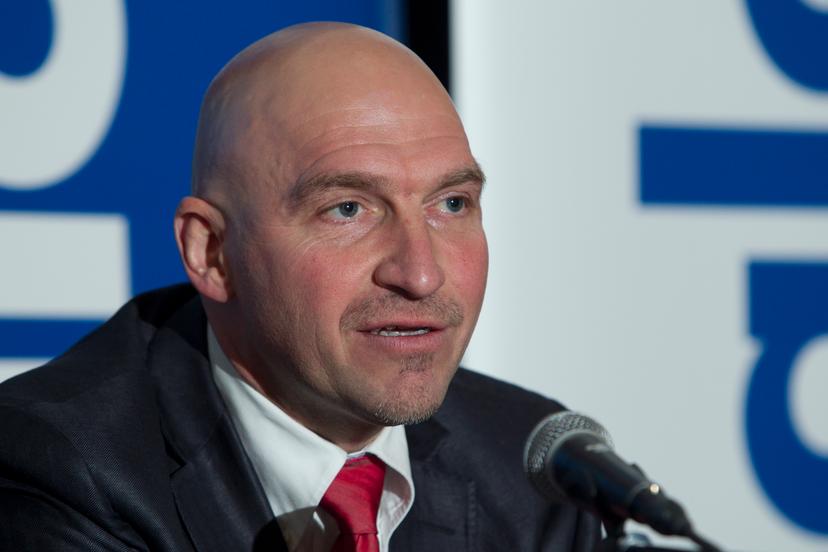 20121216 - LINT, BELGIUM: Former cyclist Ludo Dierckxsens pictured during a press conference on the new 'look' of the 2013 edition of the Tour of Belgium cycling tour, Sunday 16 December 2012, in Lint. BELGA PHOTO KRISTOF VAN ACCOM