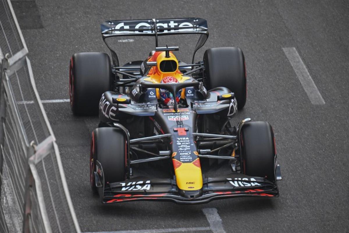 Red Bull Racing's Dutch driver Max Verstappen competes during a qualifying session of the Formula One Azerbaijan Grand Prix at the Baku City Circuit in Baku on September 20, 2025.  Alexander NEMENOV / AFP