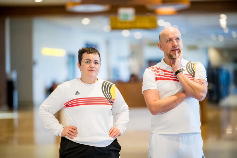 Team Leader Ine Van Caekenberghe is seen at the annual stage of Team Belgium organized by the BOIC-COIB Belgian Olympic Committee, in Belek, Turkey, Thursday 20 November 2025. The camp takes place from 19 to 26 November and focuses on the initial preparations for the 2028 Olympic Games in Los Angeles. BELGA PHOTO JASPER JACOBS