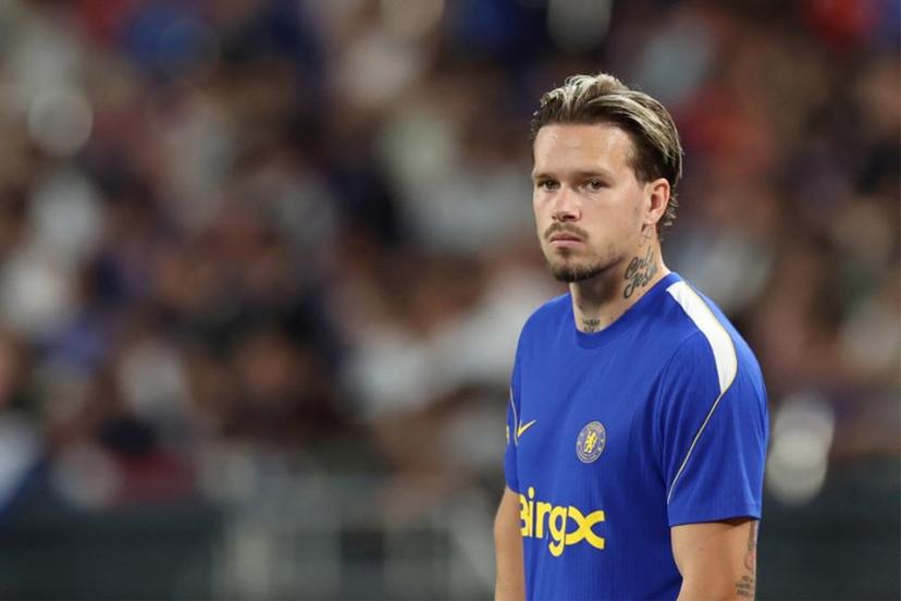 Chelsea's Mykhailo Mudryk attends a training session ahead of their football match against Juventus at Kai Tak Stadium in Hong Kong on August 4, 2026.  May JAMES / AFP