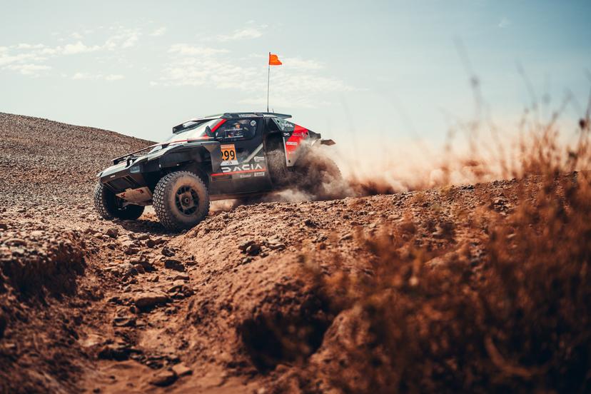 ATTENTION EDITORS - HANDOUT PICTURES - EDITORIAL USE ONLY MANDATORY CREDIT Dacia Sandriders -   This handout picture, released by Dacia Sandriders on Tuesday 29 September 2026 shows Al-Attiyah in action at the WRC Rally of Morocco.    - Belga and Belga editorial board decline all responsability regarding the content of this picture. PHOTO HANDOUT Dacia Sandriders