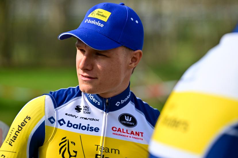 Belgian Tom Crabbe pictured ahead of the 'Bredene Koksijde Classic' one day cycling race, 203,4 km from Bredene to Koksijde, on Friday 20 March 2026. BELGA PHOTO DIRK WAEM