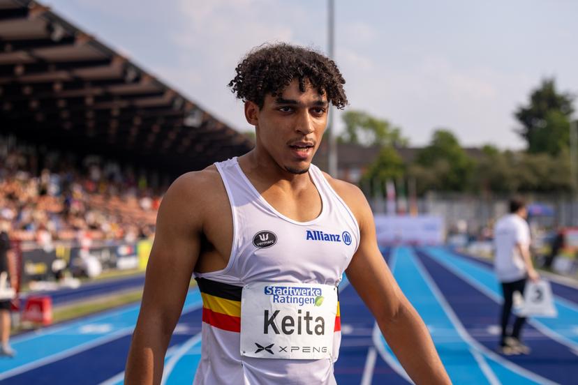 Belgian Dai Keita pictured at the men's decathlon event at the Stadtwerke Ratingen Mehrkampf-Meeting, IAAF World Athletics Combined Events Tour, in Ratingen, Germany, on Saturday 27 June 2026.  BELGA PHOTO BJORN PAREE