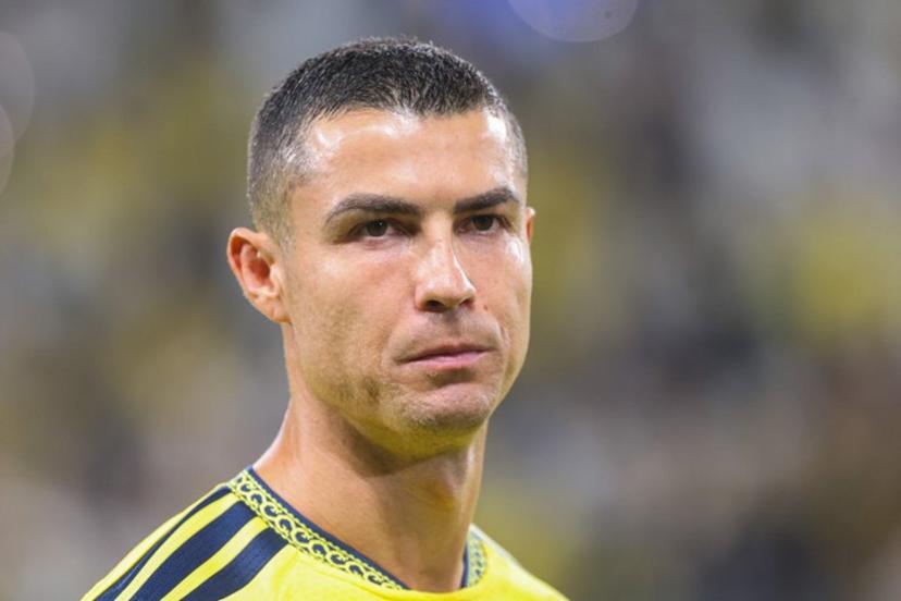 Nassr's Portuguese forward #07 Cristiano Ronaldo is seen prior to the start of the Saudi Pro League football match between Al-Nassr and Diriyah FC at Al-Awwal Park in Riyadh on October 9, 2026.  Fayez NURELDINE / AFP