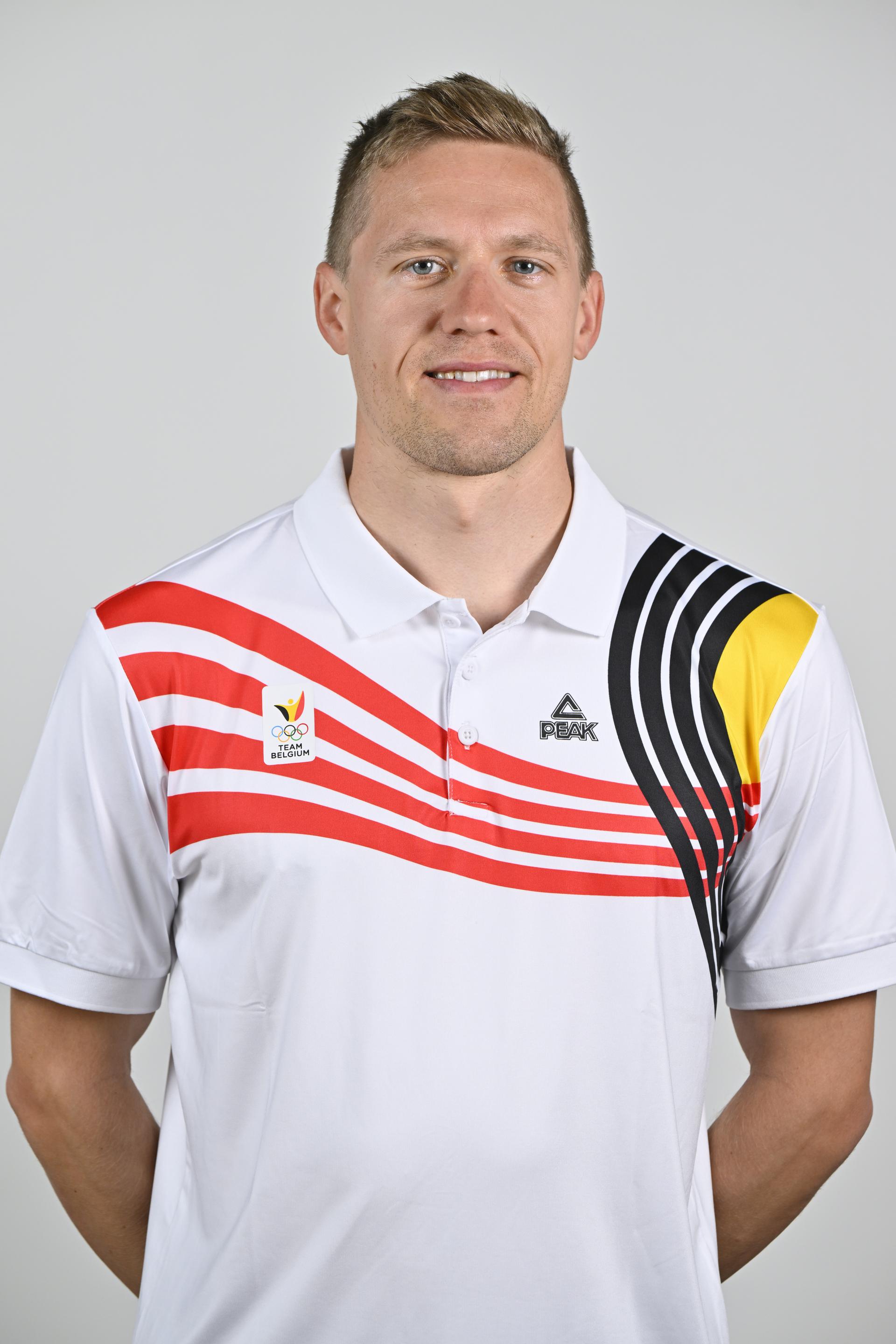 Athlete Thierry Langer poses for the photographer during the annual training camp of Team Belgium (19-25/05), in Rio Maior, Portugal, Friday 23 May 2025. BELGA PHOTO ERIC LALMAND