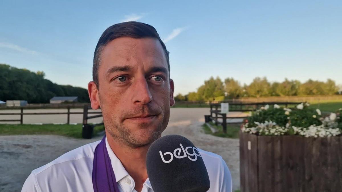 Video showing an interview in French with Justin Verboomen during the celebration of double European dressage champion Justin Verboomen in Gesves, on Friday 12 September 2025. BELGA VIDEO MAXIME ASSELBERGHS
