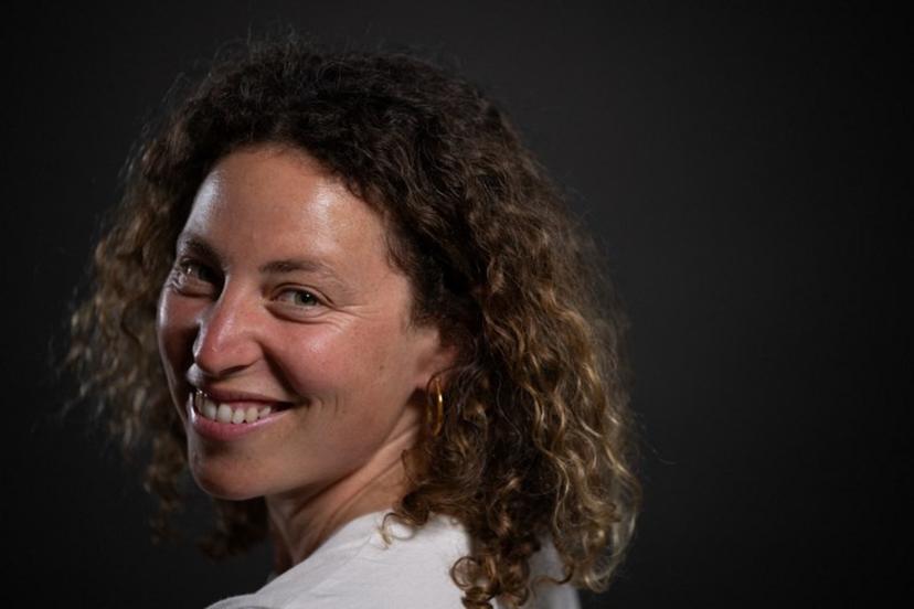 "Magenta" Class40 Belgian sailor Djemila Tassin poses for a photo session during the kick-off of the 13th Route du Rhum at the Hermine theater in Saint-Malo, western France on June 30, 2026. From Saint-Malo in Brittany to Pointe-à-Pitre in Guadeloupe, over 100 skippers across 6 classes will take the start on November 1, 2026, in this solo transatlantic sailing race. Martin BUREAU / AFP