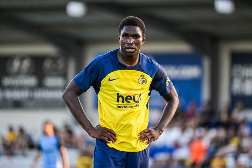 Union's Sekou Keita pictured during a friendly game between Union Saint-Gilloise and Union Rochefortoise, Tuesday 01 July 2025 in Nijlen, in preparation of the upcoming 2025-2026 season. BELGA PHOTO TOM GOYVAERTS