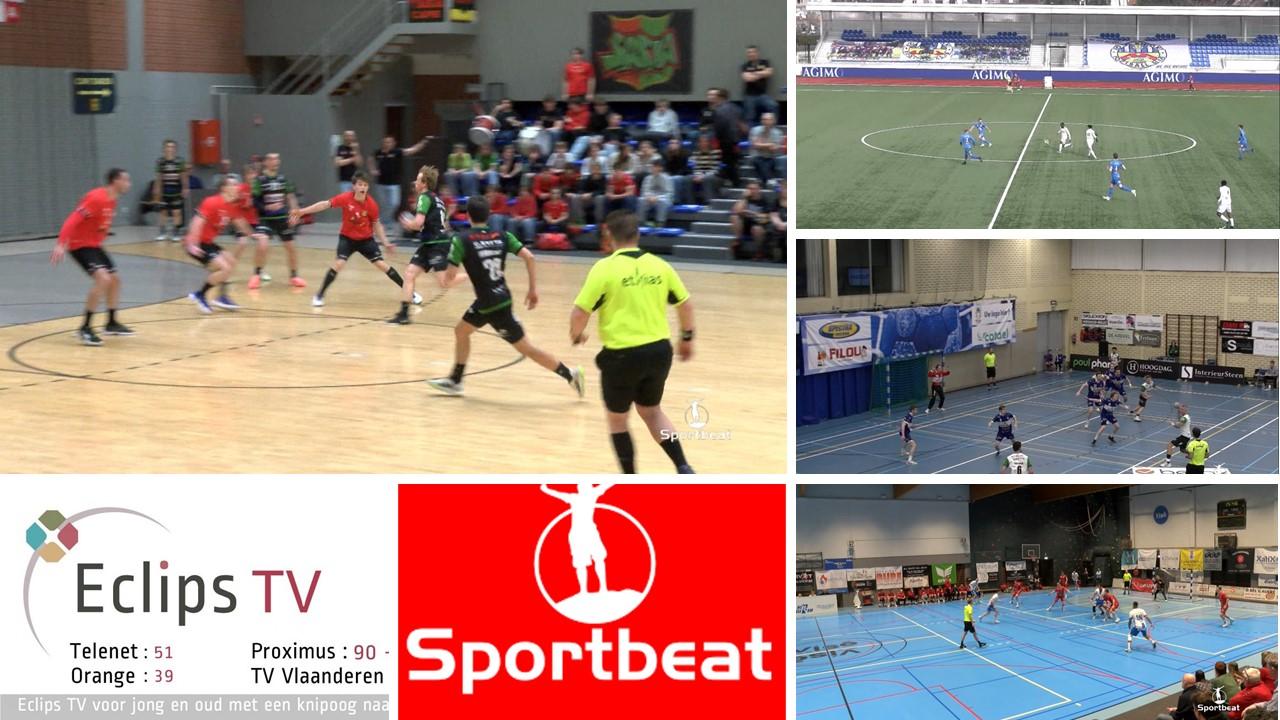Aandacht voor handbal en voetbal in Sportbeat op Dinsdag.