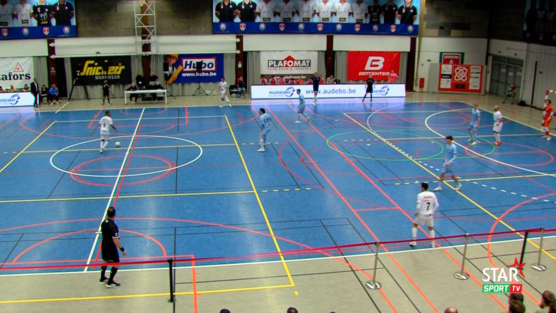 Goals Futsal Topsport Antwerpen vs vs Pibo Belissia