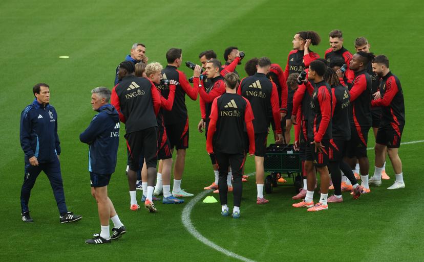 Belgium's head coach Rudi Garcia pictured during a press moment of the Red Devils, the Belgian national soccer team, at the Proximus Basecamp in Tubize, Thursday 09 October 2025. The team is preparing for the World Cup 2026 qualifiers against North Macedonia (10/10) and Wales (13/10). BELGA PHOTO VIRGINIE LEFOUR