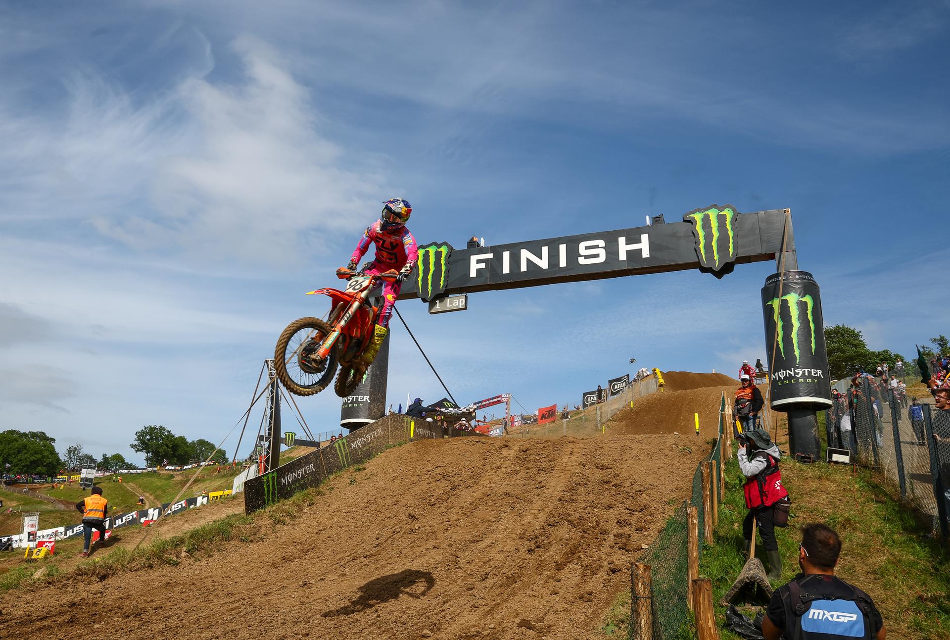 ATTENTION EDITORS - HANDOUT PICTURES - EDITORIAL USE ONLY WITH MANDATORY CREDIT FREDERIC MOISSE -   Handout pictures released on Sunday 25 May 2025, by FREDERIC MOISSE shows Lucas Coenen in action during the French Motocross Grand Prix in MXGP, the ninth of the 20 world championship events, in Ernée.  *** Belga and Belga Editorial Board decline all responsibility regarding the content of this picture. *** PHOTO HAND OUT - FREDERIC MOISSE