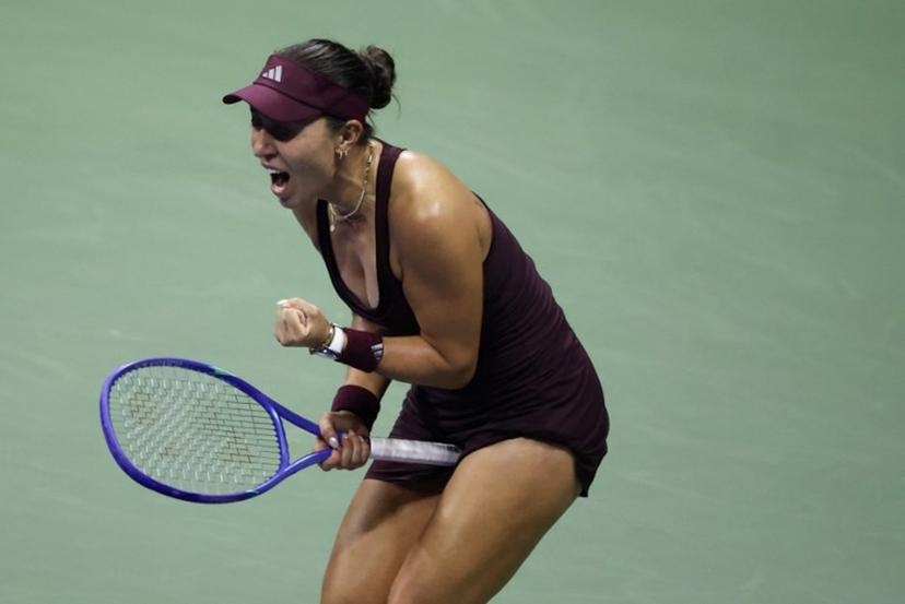 USA's Jessica Pegula celebrates defeating USA's Emma Navarro during their women's singles quarter-final tennis match on day ten of the US Open tennis tournament at the USTA Billie Jean King National Tennis Center in New York City on September 8, 2026.  Leonardo MUNOZ / AFP