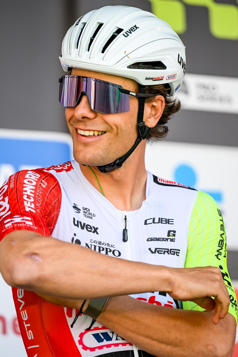 Belgian Arne Marit of Intermarche-Wanty pictured at the start of the men's race of the 113th edition of the 'Scheldeprijs' one day cycling event, 202,8 km from Terneuzen, the Netherlands to Schoten, Belgium on Wednesday 09 April 2025. BELGA PHOTO TOM GOYVAERTS